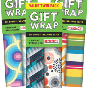 Gift Wrap 690X1Mt (Twin Pack)
